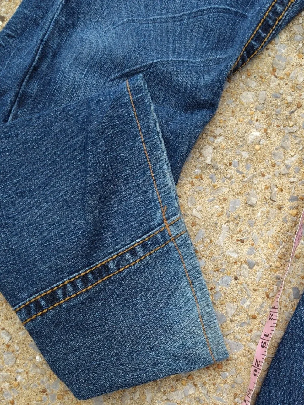 True Religion Big T Joey Y2K Indigo Blue Bootcut Jeans with Signature Pocket